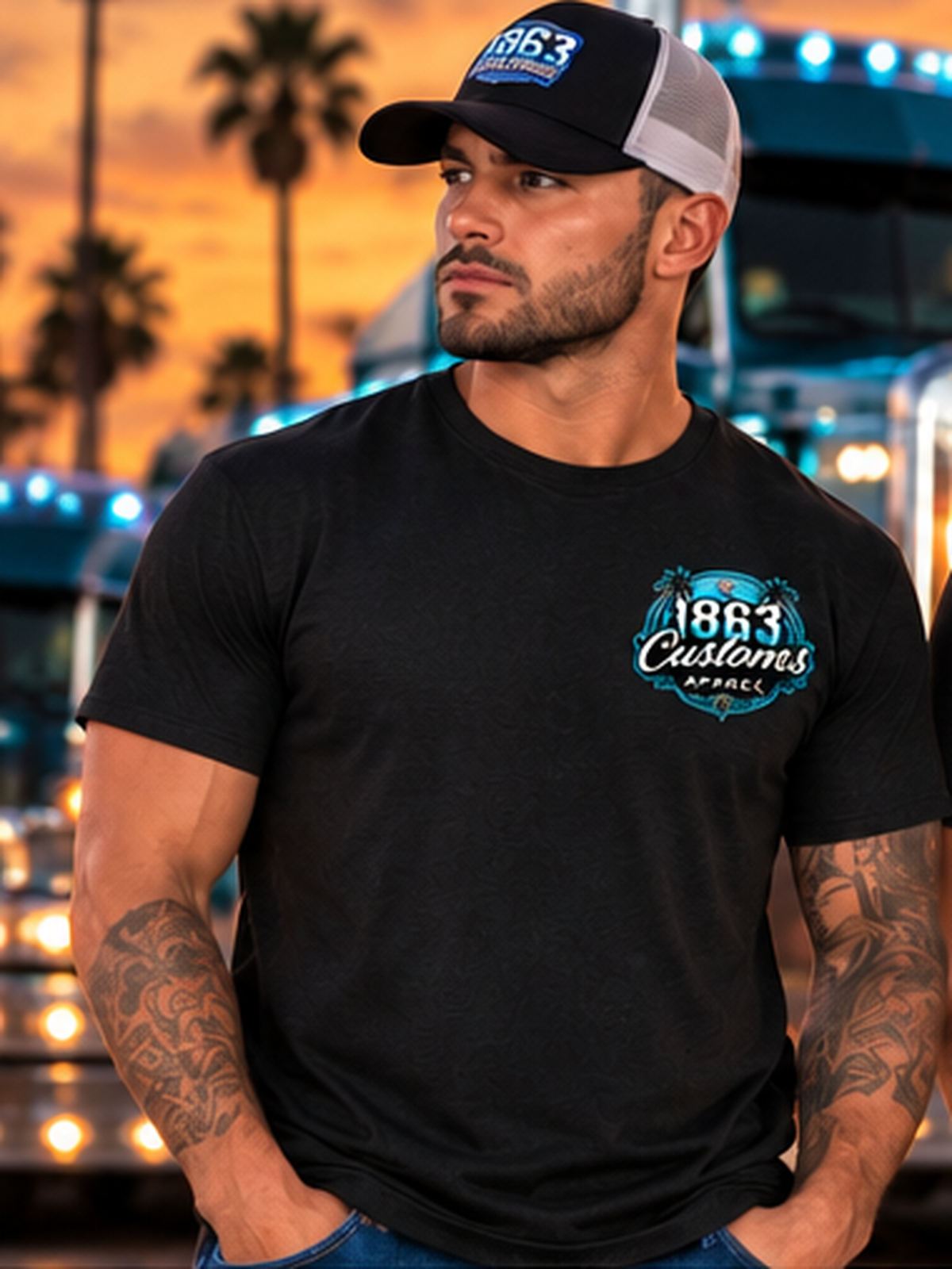 Teal Cabover Peterbilt - Image 2
