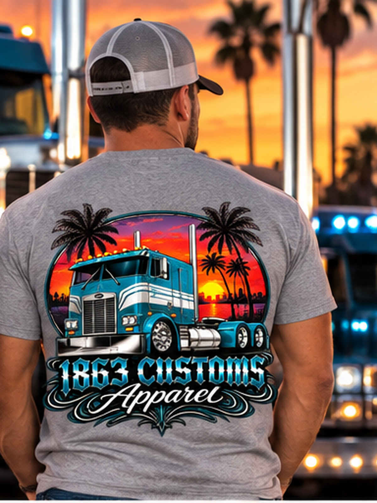 Teal Cabover Peterbilt - Image 6
