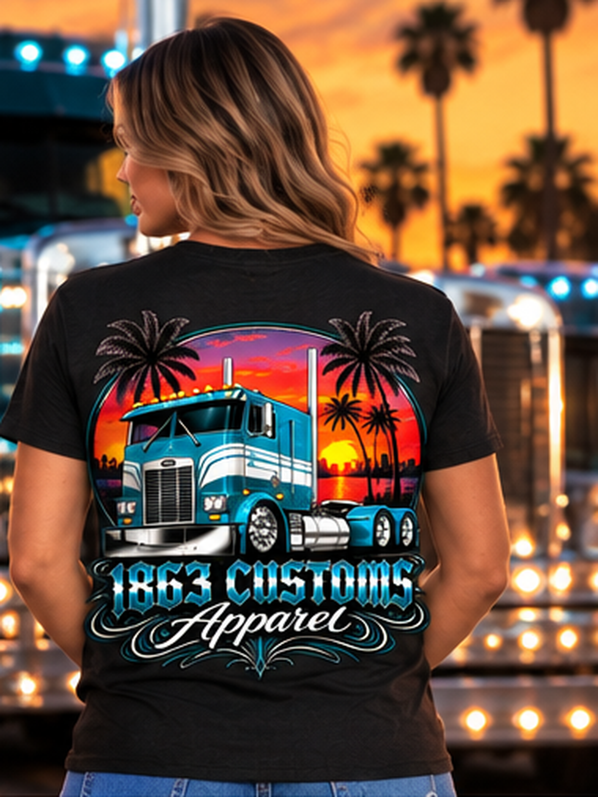 Teal Cabover Peterbilt - Image 4