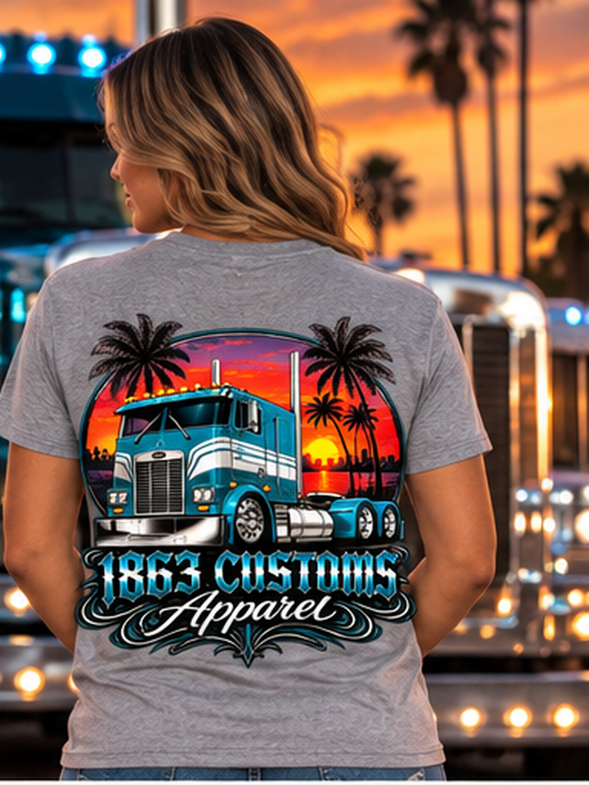 Teal Cabover Peterbilt - Image 8